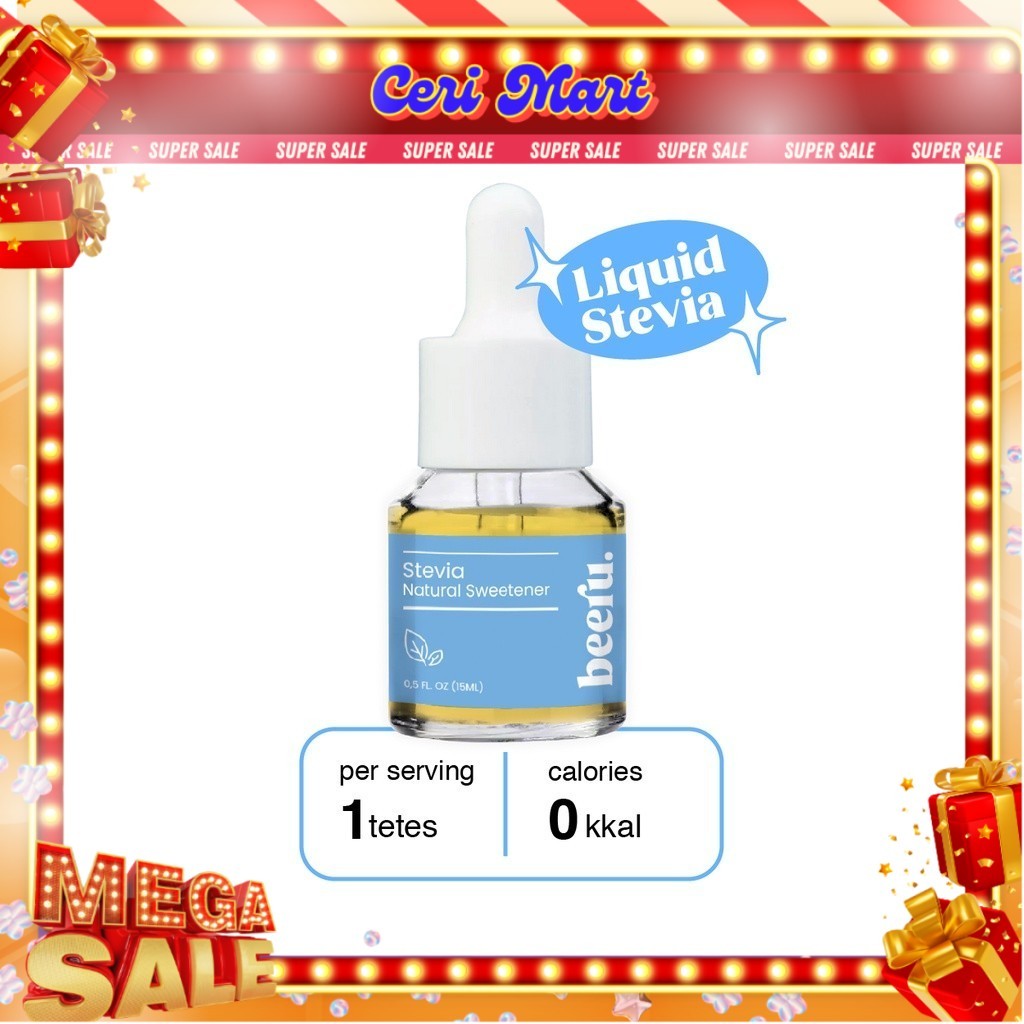 

Beeru Stevia Natural Sweetener - 15mL beru liquid