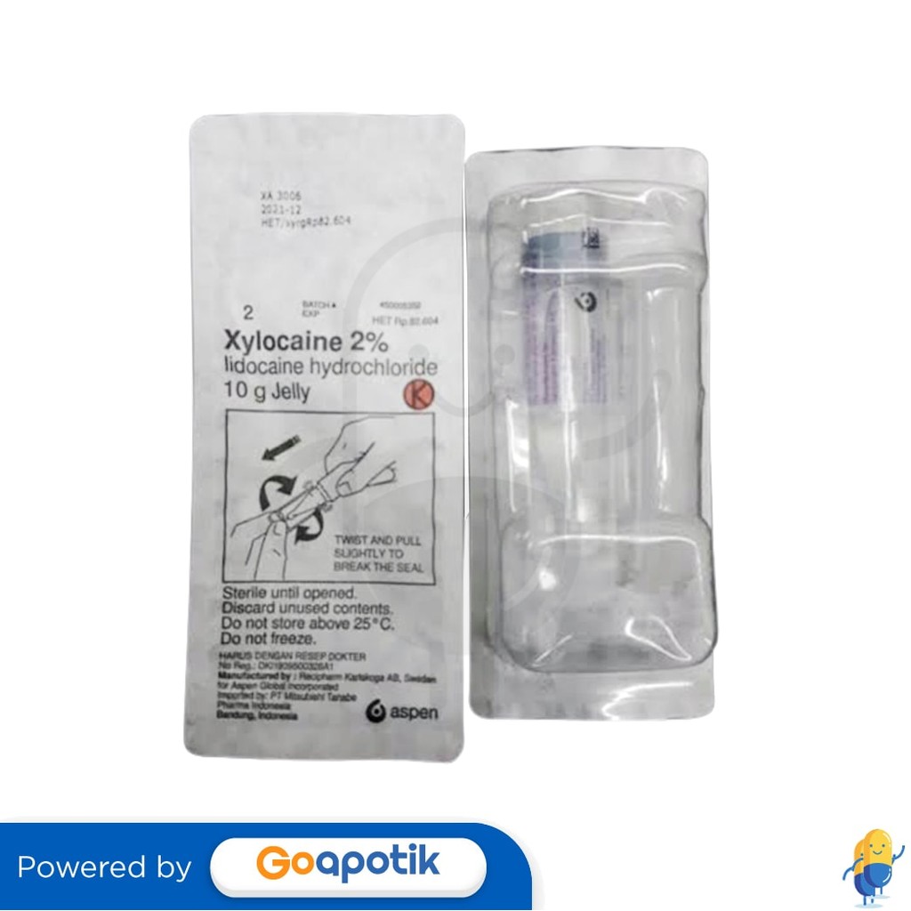 Xylocaine 2% Gel 10 Gram Syringe Plastik