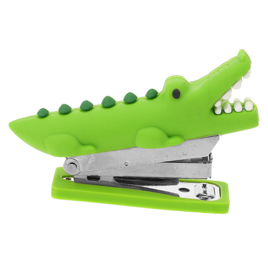 

Portable Mini Stapler Student Stationery Handheld Vacuum Silica Gel Desktop Small Cute