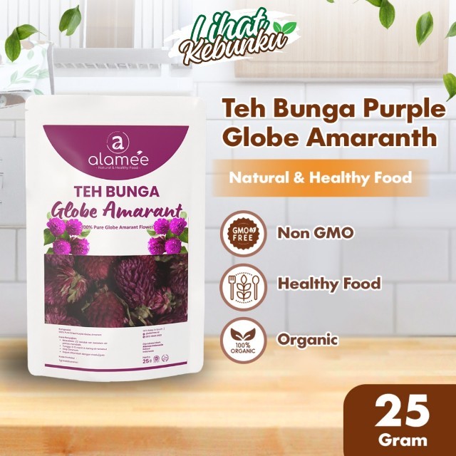

ALAMEE Teh Bunga Globe Amaranth Kering Tea Herbal Organik Dried Flower 25gr LIHAT KEBUNKU