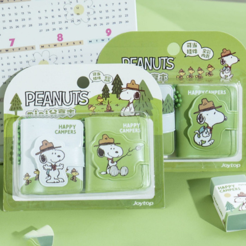 

20 sets of cartoon Snoopy mini notebook color page diary office supplies student stationery wholesale