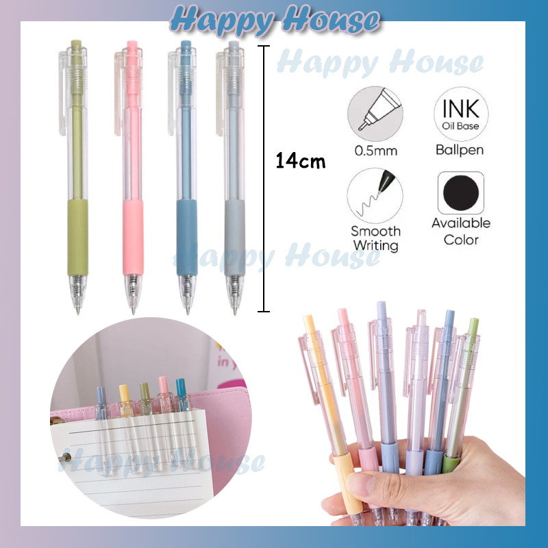 

Pulpen Ccepat Kering Pena Netral Pulpen Cetekan Transparant 0.5mm