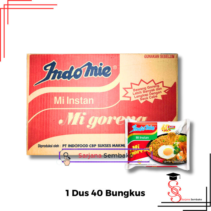 

Indomie Goreng - 1 Dus 40 Pcs