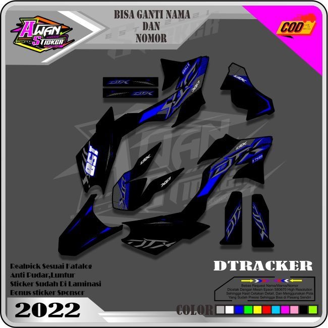 sticker sticker dtx - decal dtracker - r super glosy -decal dtracker custom Decal Full Body Awan Dtx