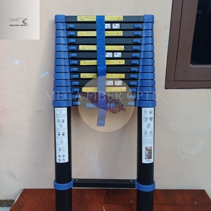 Tangga Teleskopik 5.3 meter AMG | Tangga Lipat | Fiber Optic
