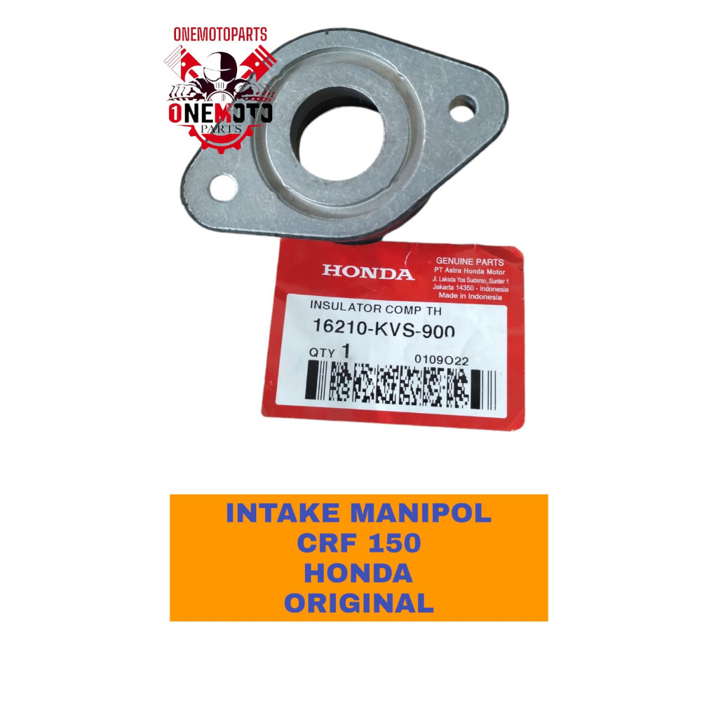 Orimoto - INTAKE MANIPUL MANIPOL CRF 150 HONDA ORIGINAL 16210-KVS-900