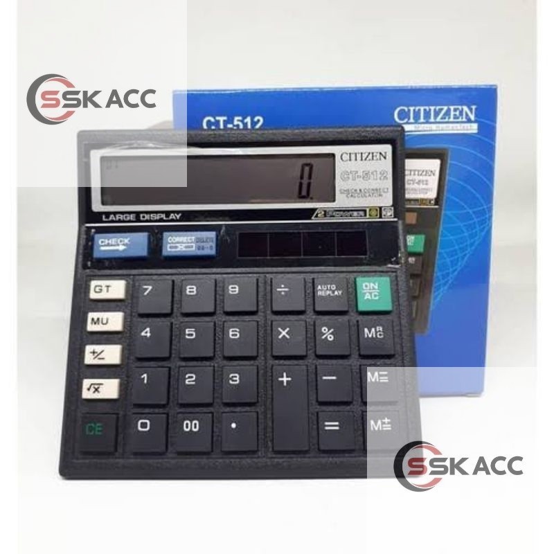 

Kalkulator Citizen 512 / Calculator CITIZEN CT-512 12 Digit SSKACC-KOMPUTER