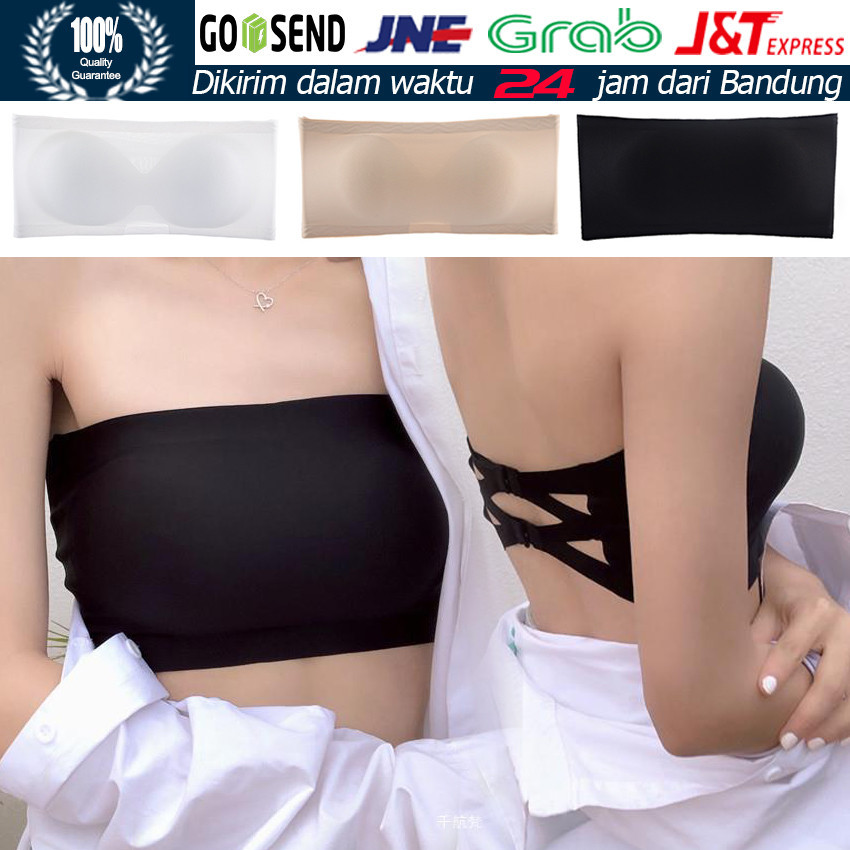 Strapless Bra / Ice Silk Bra Seamless / Seamless Invisible Strapless Bra