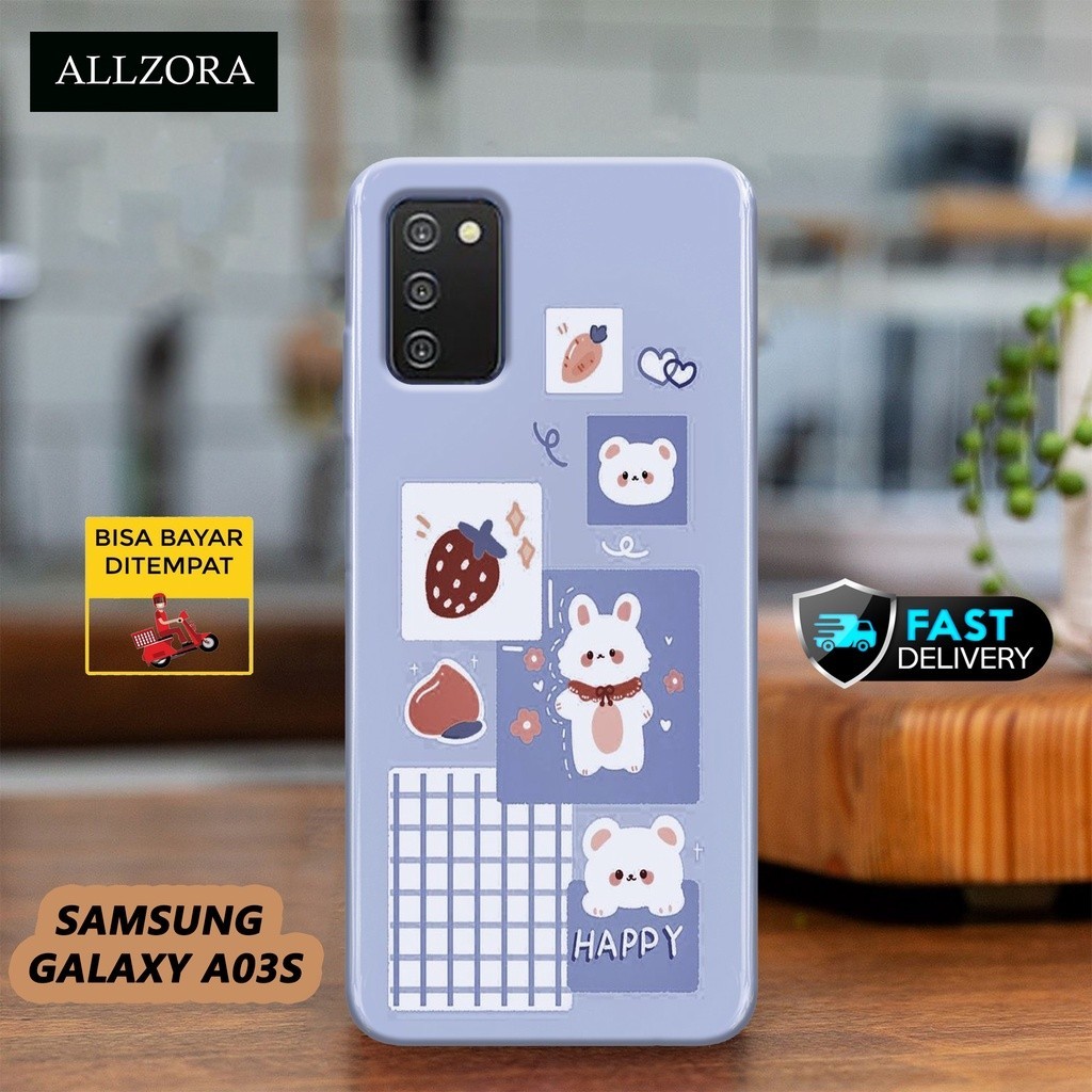 Case Samsung Galaxy A03s Terbaru - Fashion Case KARTUN - Casing Hp Samsung Galaxy A03s Terbaru - Sof