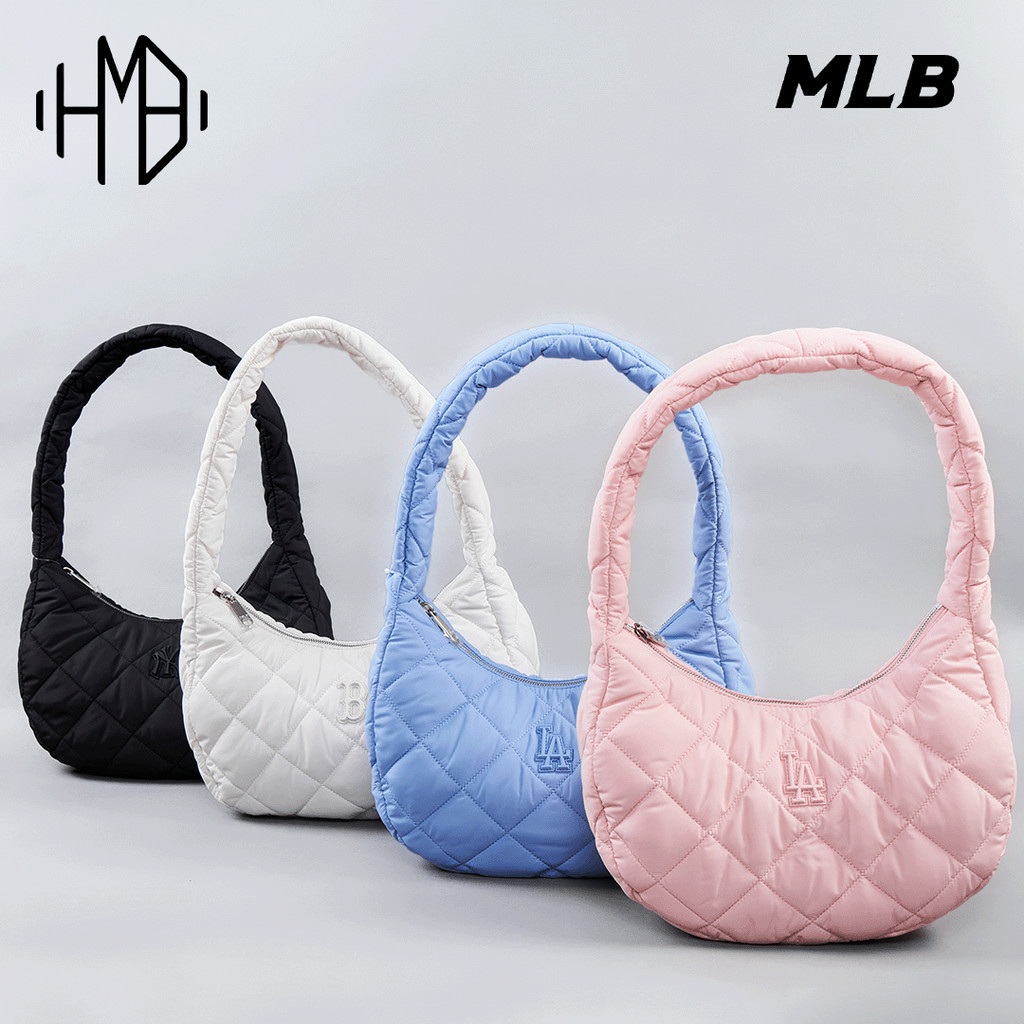 MLB Korea Padded Quilted Medium Hobo Bag