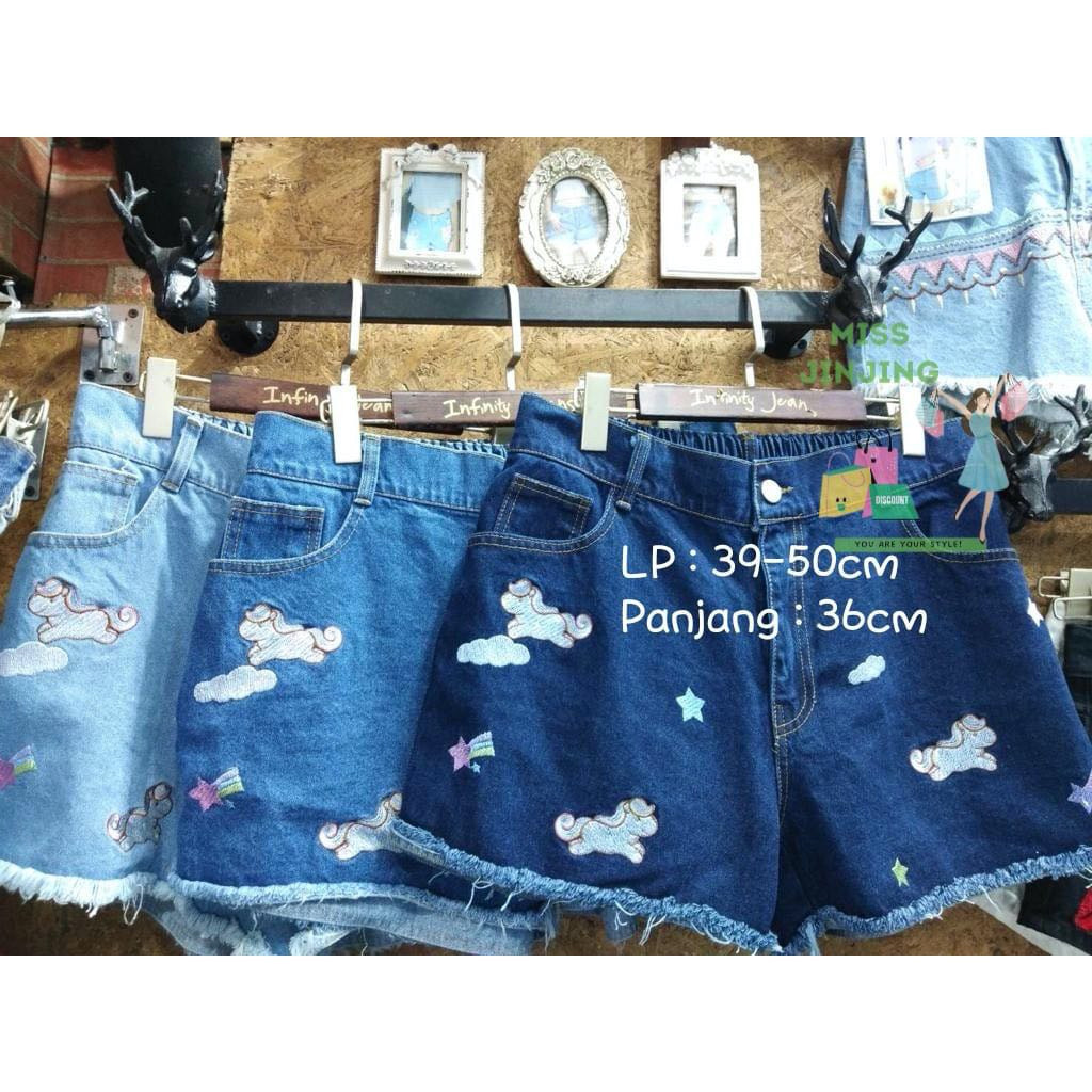 Hot pants wanita jeans jumbo levis pendek wanita jumbo celana jeans pendek wanita jumbo import