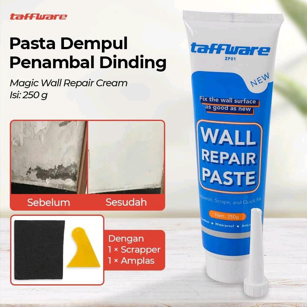 

Taffware Swift Krim Reparasi Dinding Anti Bocor Wall Crack Repair - ZP01 - PLRT (Varian:Putih- Kode: 7RHXEUWH )