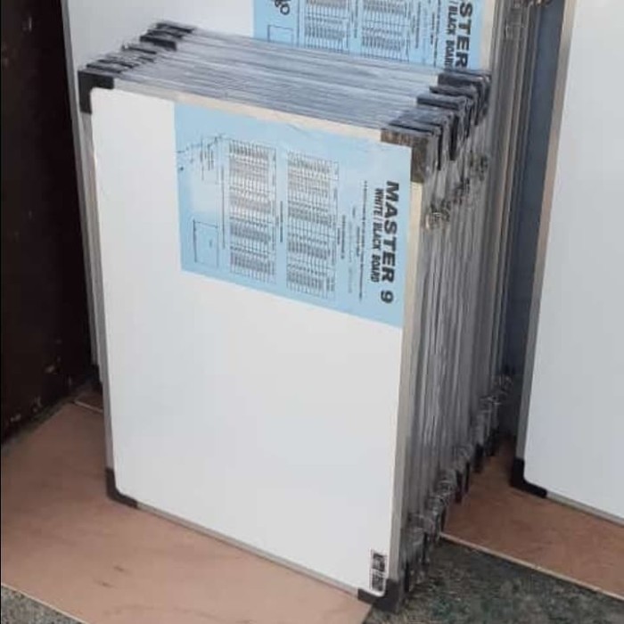 

Grosir papan tulis white board 40x60 Cm per 10 pcs
