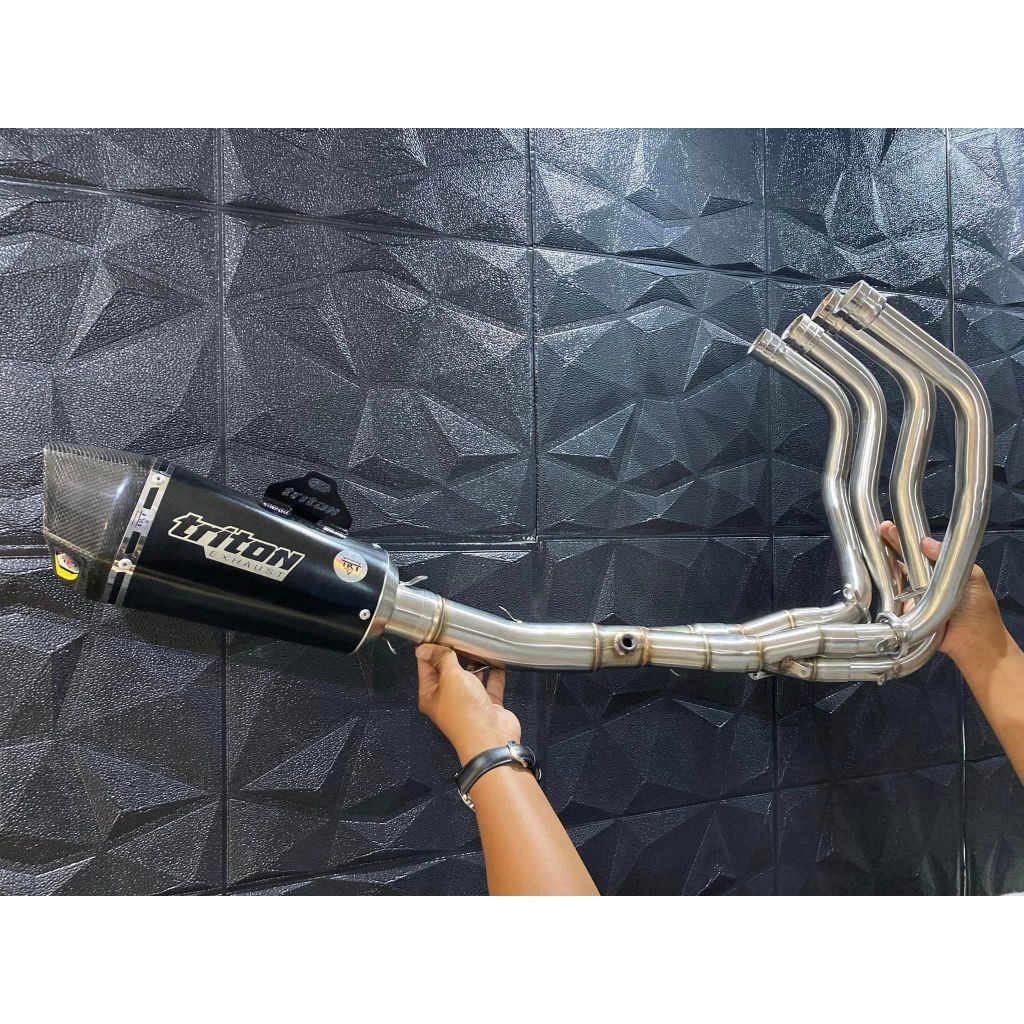 Fullsystem Knalpot Kawasaki Zx25r Ninja Zx25rOriginal Triton Type Neuro SHORT