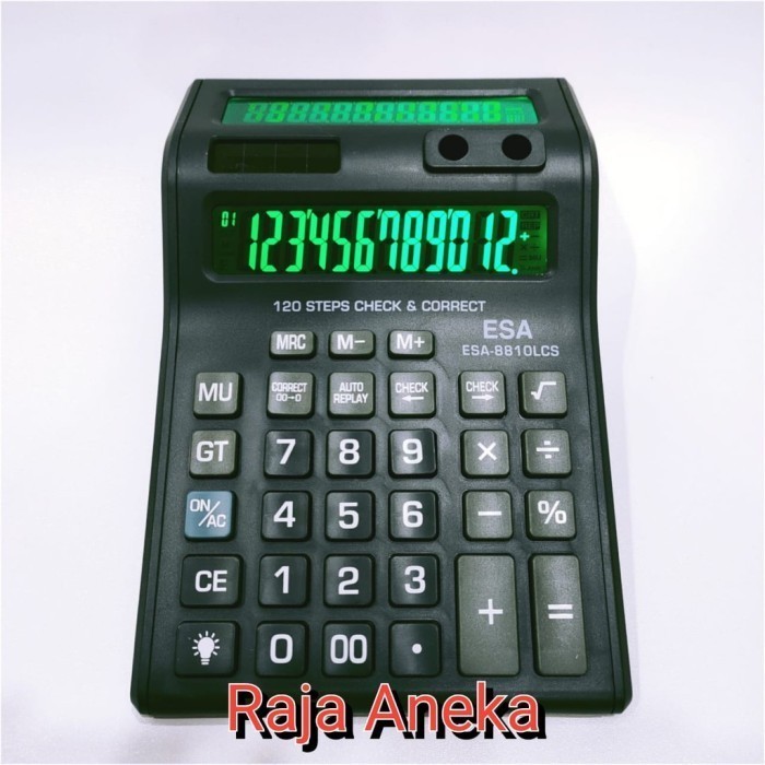 

Kalkulator 2 Layar Digital LED 12 Digit ESA 8810 - Calculator Check