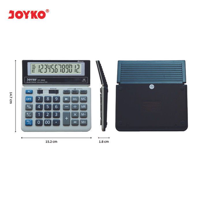 

Joyko Calculator 12 Digits / Kalkulator CC-868