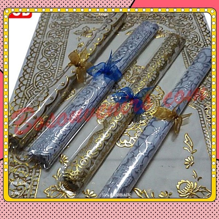 souvenir pernikahan taplak bungkus plastik