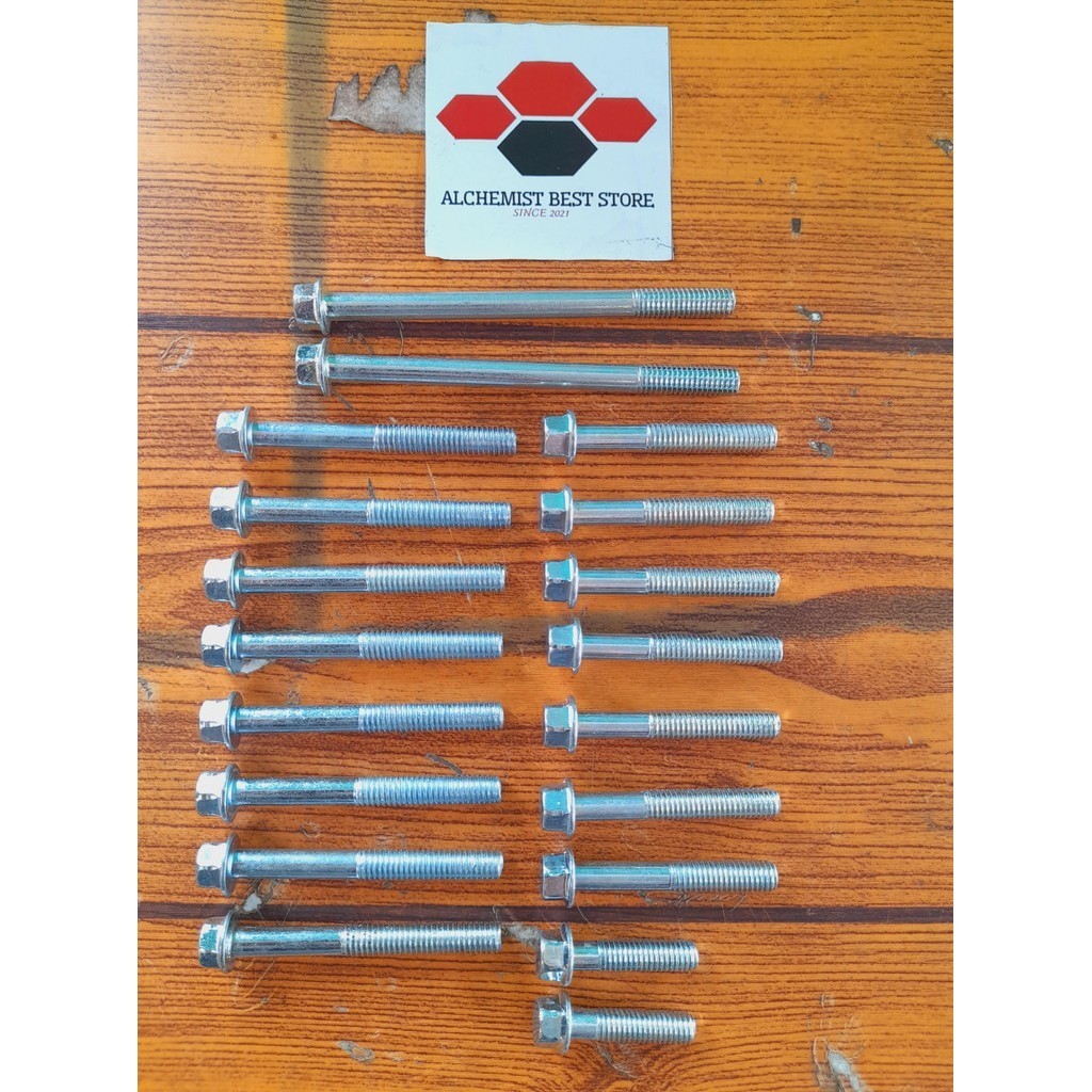 COD Baut Block Mesin Jupiter Z 1Set / Baut Baud Block Mesin Jupiter Z Burhan 1Set