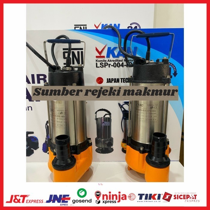 Pompa Celup Air Kotor Nasional 250Watt Submersible Pompa Kuras Banjir
