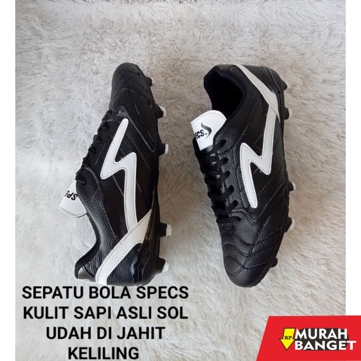 Sepatu specs keren- SEPATU BOLA SPECS KULIT SOL UDAH DI JAHIT KELILING