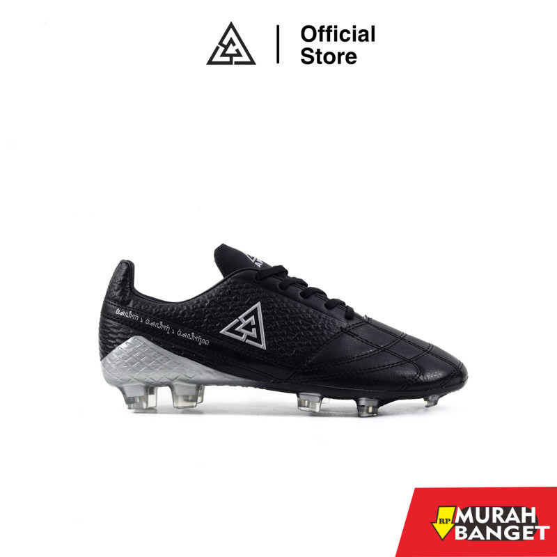 Sepatu specs keren- APHA - Sepatu Bola Apha Genesis FG Hitam Silver
