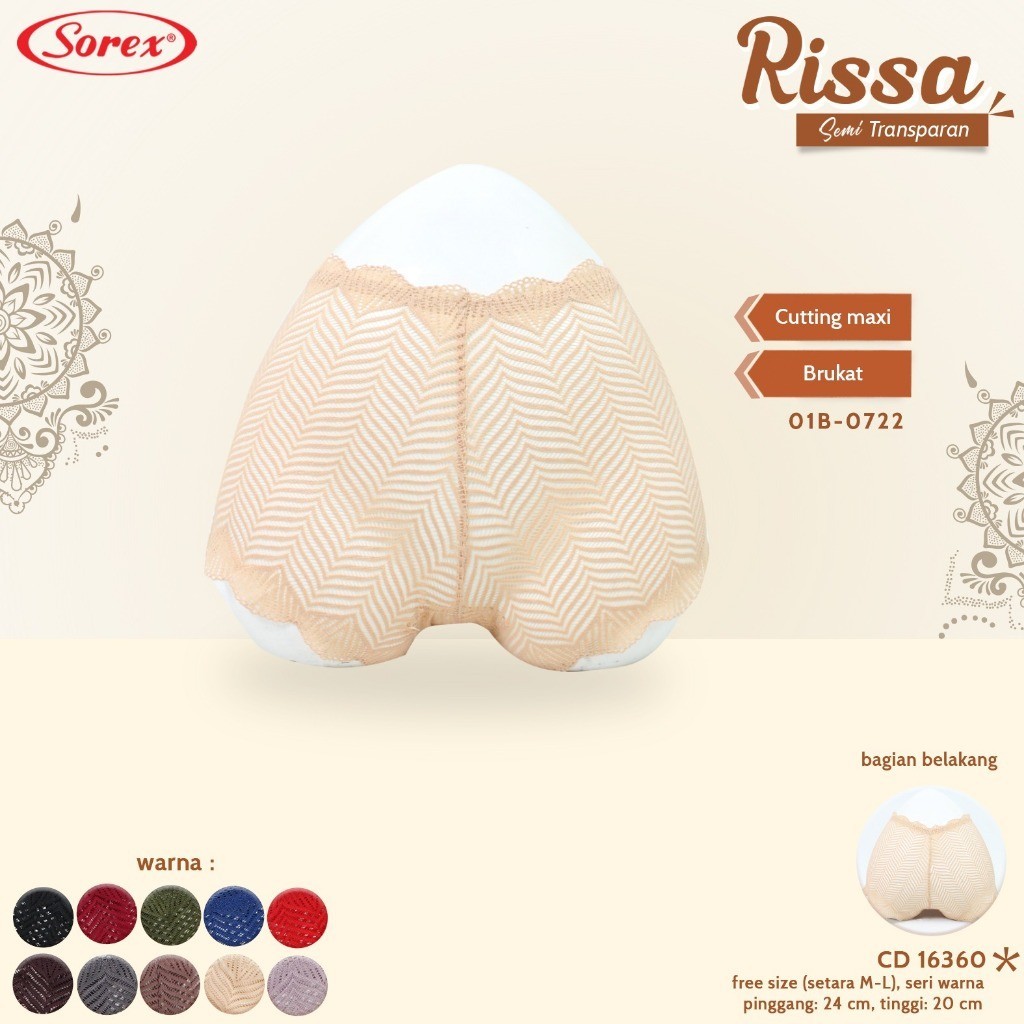 Celana dalam wanita renda 16360 Sorex