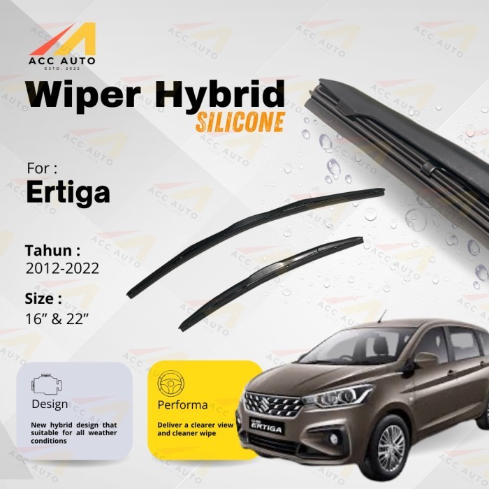 Wiper Frameless Mobil Ertiga KaretKaca KipasKaca