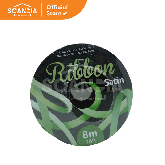 

SCANDIA Pita Kado Ribbon Satin 8 M x 6.6 Mm Green (QH0004)