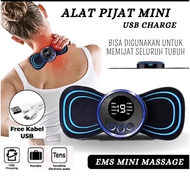 Alat Pijat Electric Getar Multifungsi tempel terapi punggung leher