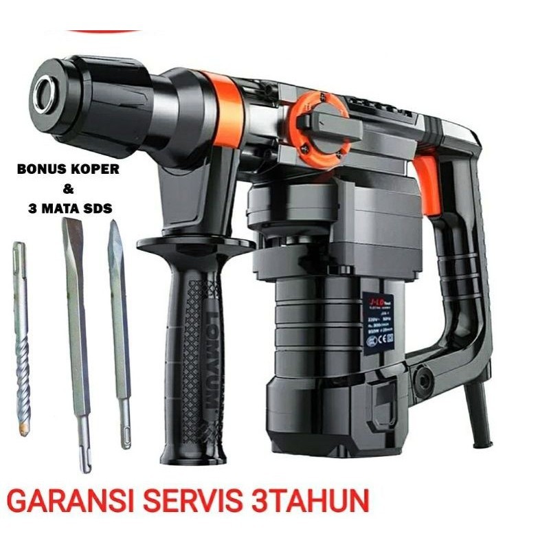 YUKIDO Rottary Hammer Diameter 24mm - Mesin bor bobok beton bor +drill (untuk mengebor beton) dril