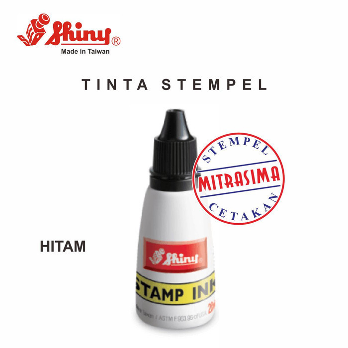 

[BEST] Tinta stempel berkualitas Merk Shiny - Hitam