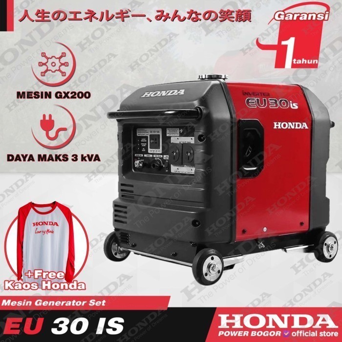 Honda Genset Inverter Silent Eu 30 Is 3000 Watt Generator Set Eu30Is Original Dan Terpercaya