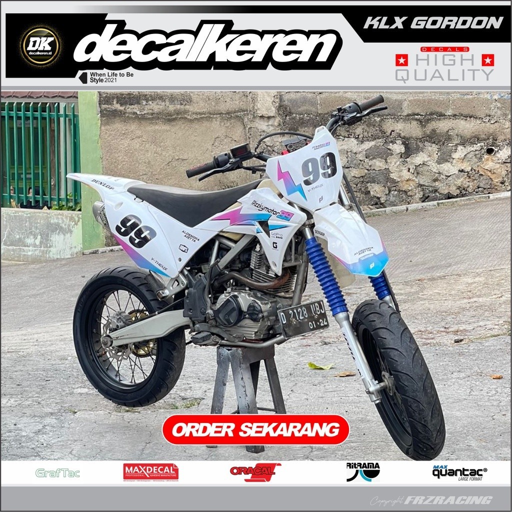 (COD) - Hot Promo - Decal Termurah KLX Gordon Free Custom Full Body