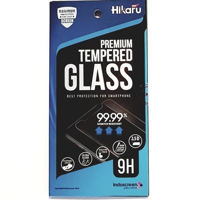 Hikaru Tempered Glass Clear BlackBerry Aurora Indoscreen