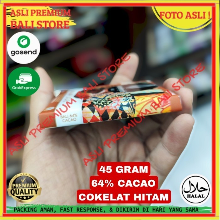 

OLEH OLEH MAKANAN CEMILAN CAMILAN SNACK KULINER KHAS ASLI ORI ORIGINAL BALI COKLAT COKELAT HITAM CACAO