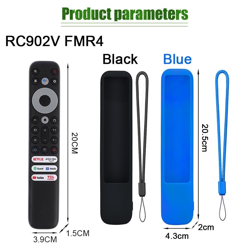 Remote Remot TV TCL Smart TV TCL Bluetooth Google Assistan YouTube Netflix RC902V - 32A9 32a3 32a5