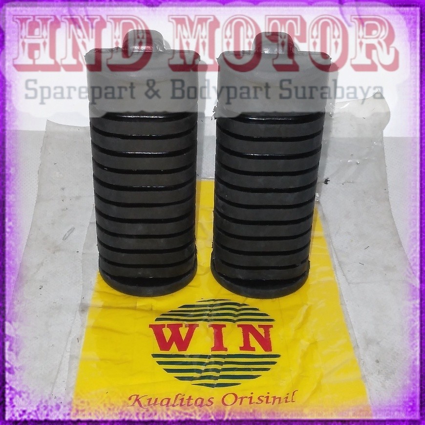 Karet Barstep Depan Grand Bulus / Sabit / Legenda / Supra X WIN | bostep injekan / pijakan kaki kiri