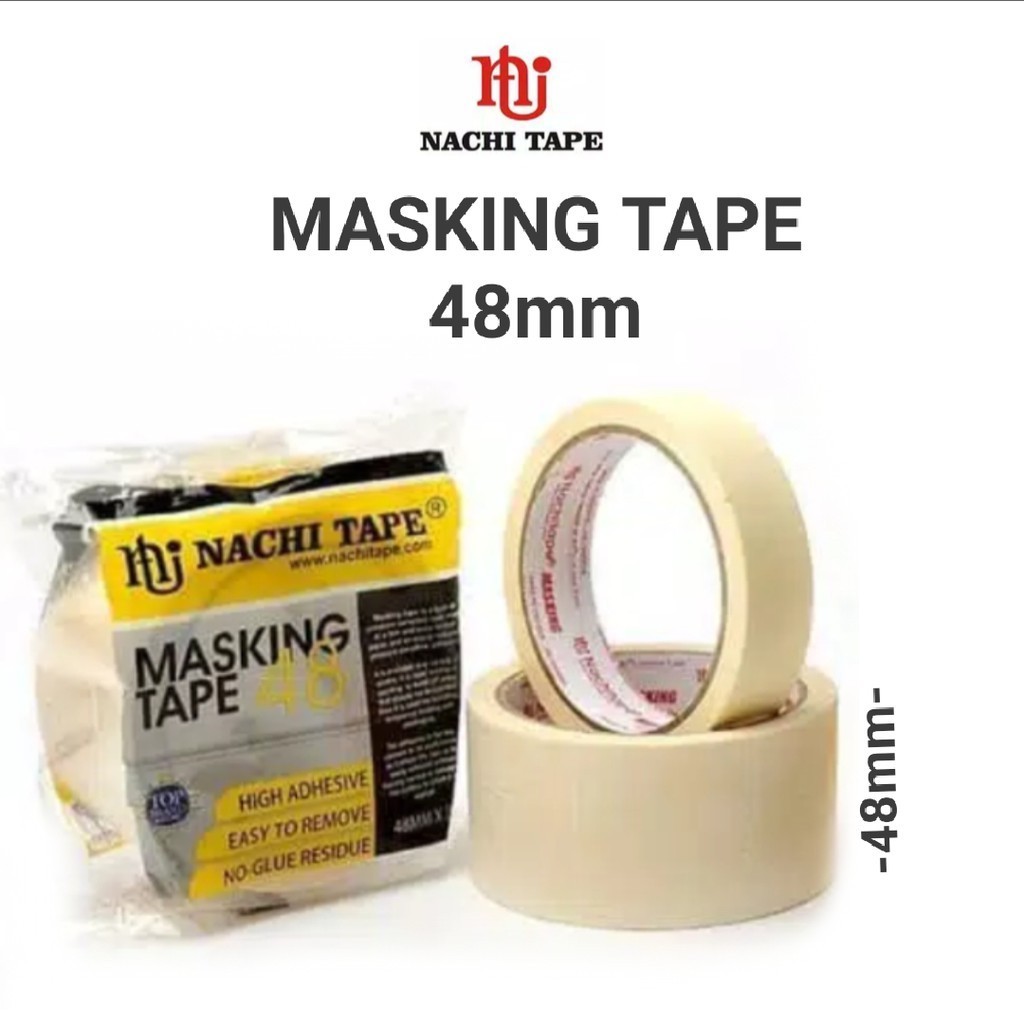 

Masking Nachi / Lakban Kertas Nachi 48 mm