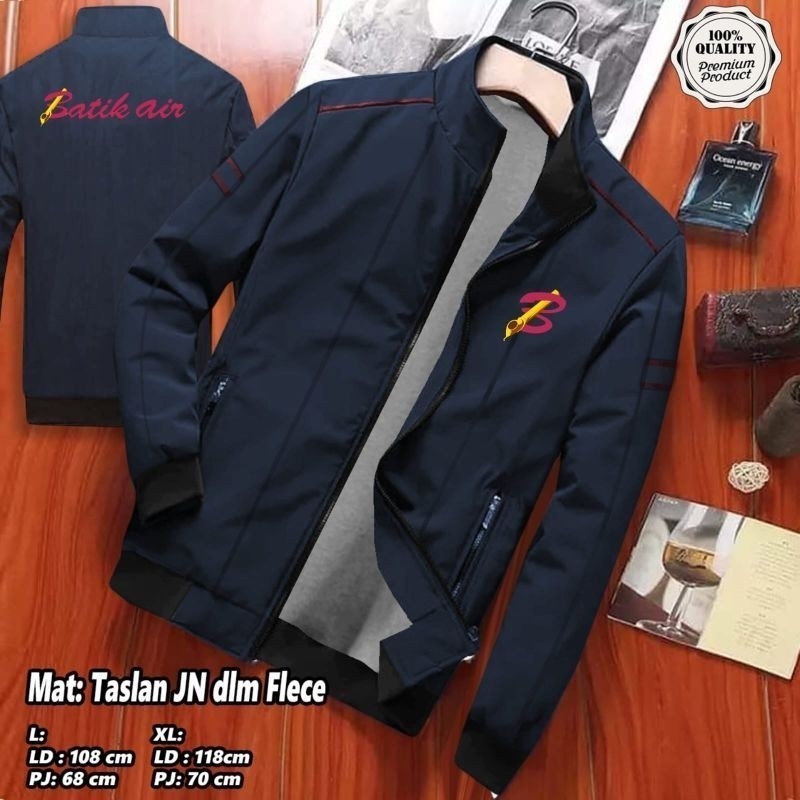JAKET BATIK AIR SABLON - JAKET MASKAPAI - JAKET SABLON CUSTOM SATUAN