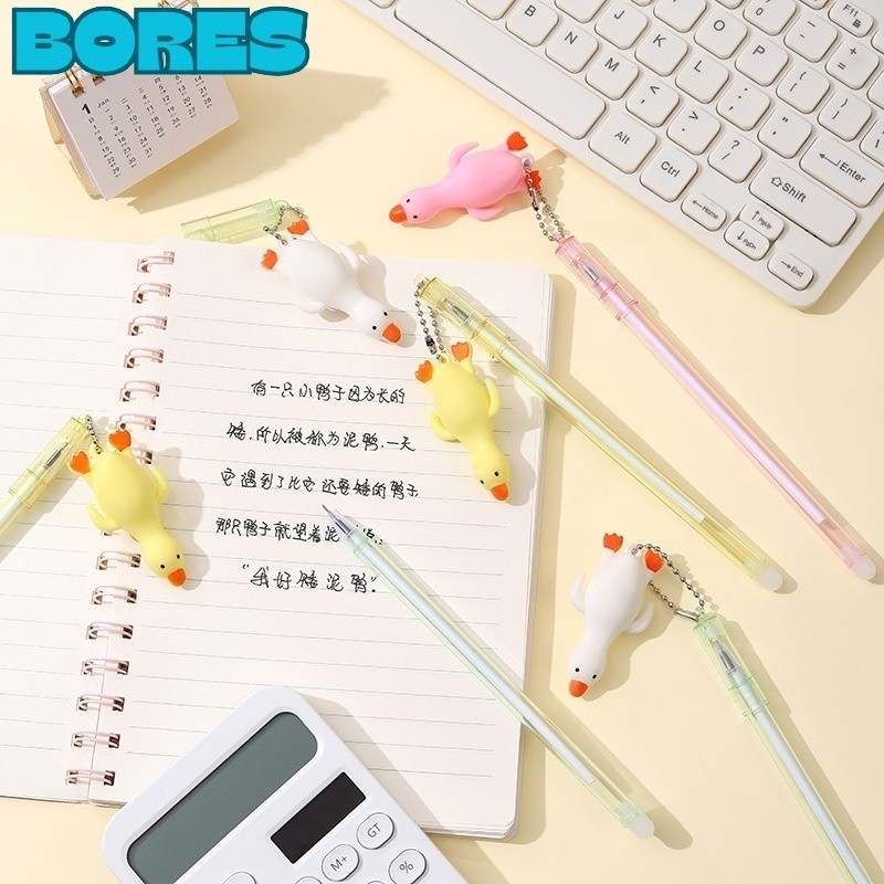 

BORES Pulpen Lucu Aesthetic Gantungan Bebek Pulpen Gantungan Kartun Lucu Pen Gantungan Ayam Bolpoint Karakter Bebek Pena Gel Bolpen Unik Alat Tulis Kantor Gel Karakter