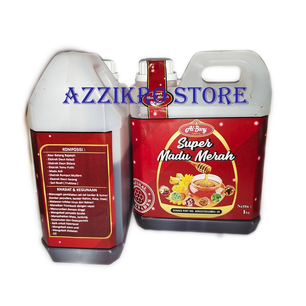 

Paket Super Madu Merah Akar Bajakah Nett 2kg ( Asli & Murni Mix Herbal )