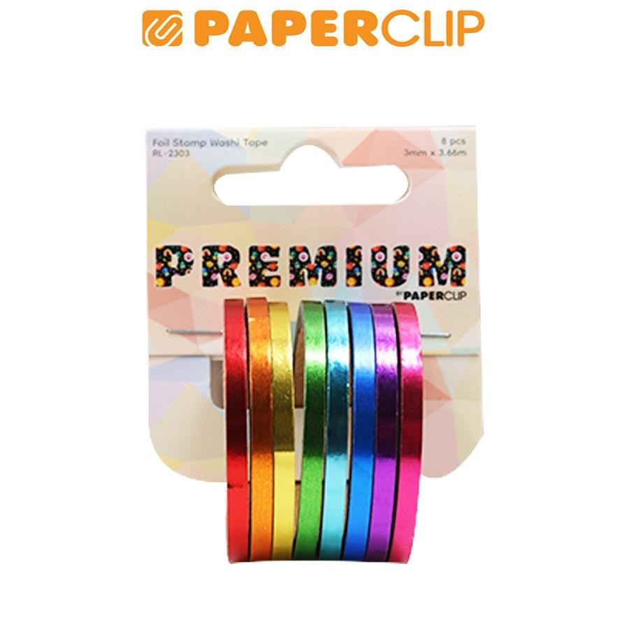 

DECORATION TAPE / WASHI TAPE RL2303 8P FOIL STAMP