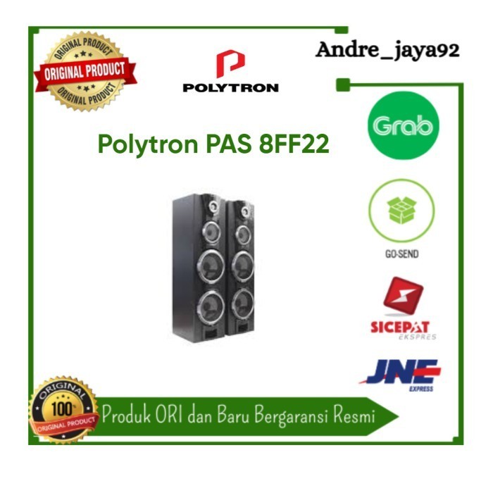 Speaker Active Salon Aktif Polytron PAS-8FF22