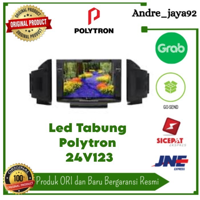 Led Digital Semi Tabung Tv Polytron 24 INCH 24V123