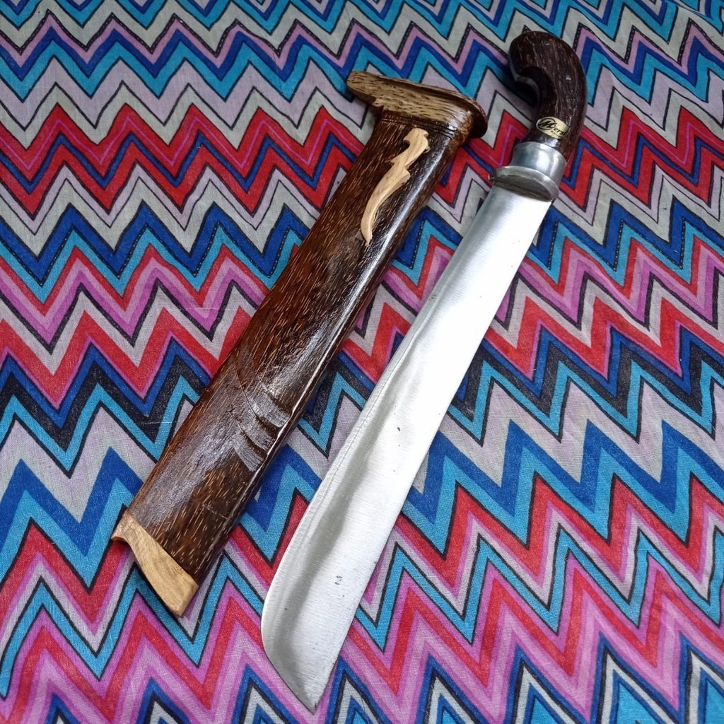 GOLOK duralium aren ukuran sedang GOLOK ASLI CIBATUpemotong bambu dan