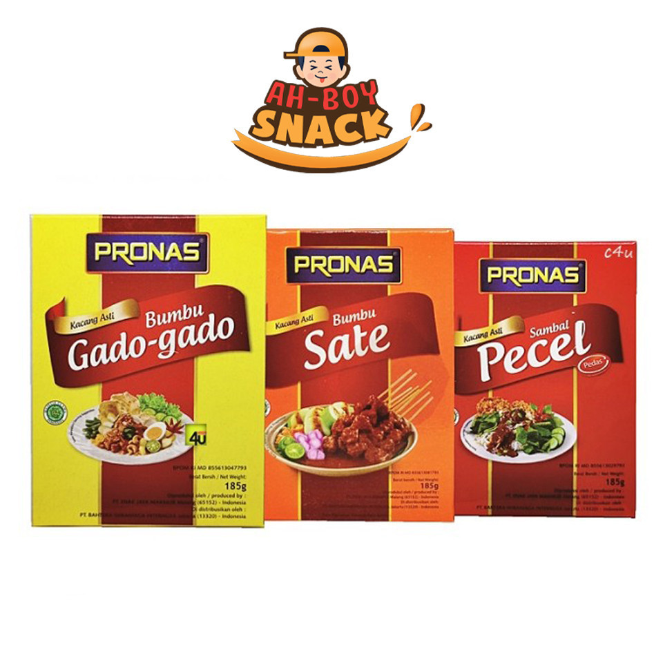 

PRONAS BUMBU KACANG ASLI SATE GADO GADO DAN PECEL 185 GRAM PER BOX