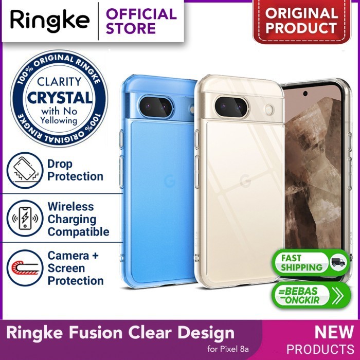 Ringke Fusion Case Pixel 8a - Premium Clear Casing