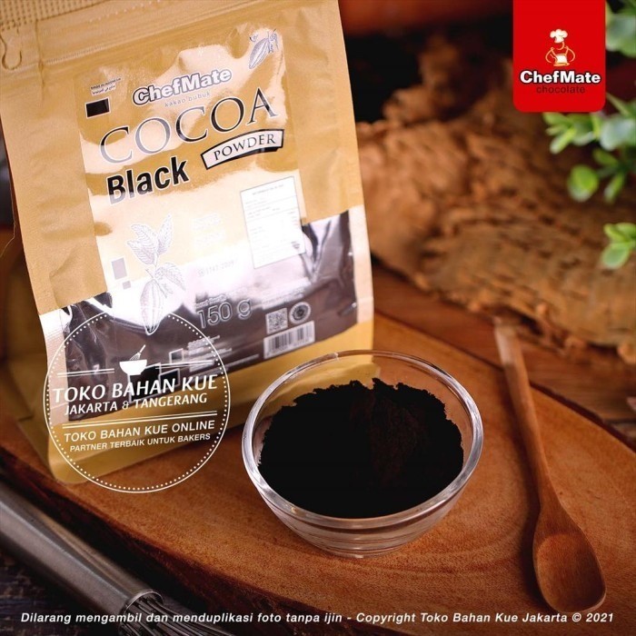 

Spesial Promo -sukron_86 Chefmate BLACK Cocoa Powder 100gr Cokelat Bubuk Hitam Purecocoa Coklat