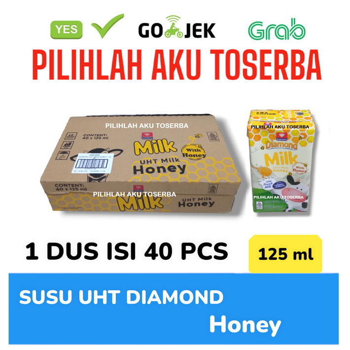 

Susu DIAMOND UHT Honey MINI 125 ml - (HARGA 1 DUS ISI 40 pcs)