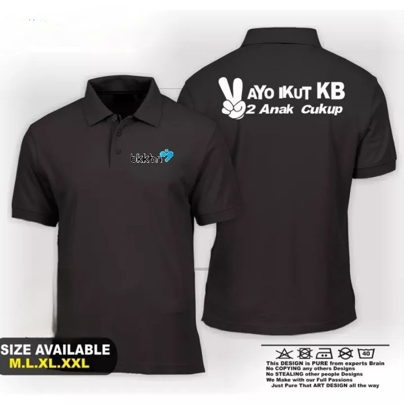 KAOS poloshirt poloshirtSHIRT BKKBN || KAOS KERAH BKKBN _ VIMELNESHA